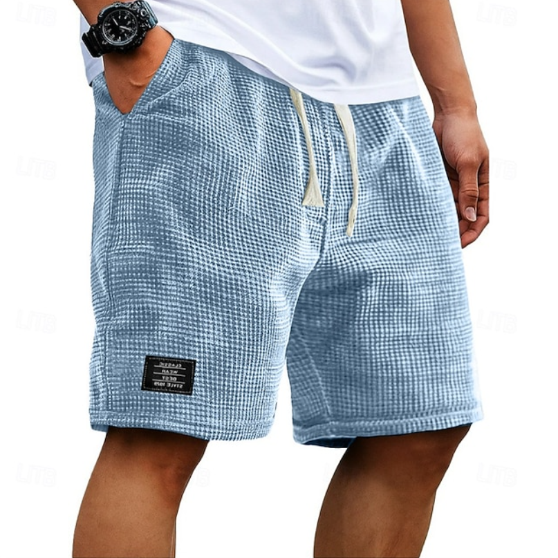 Elias | Lässige Waffel-Sommershorts