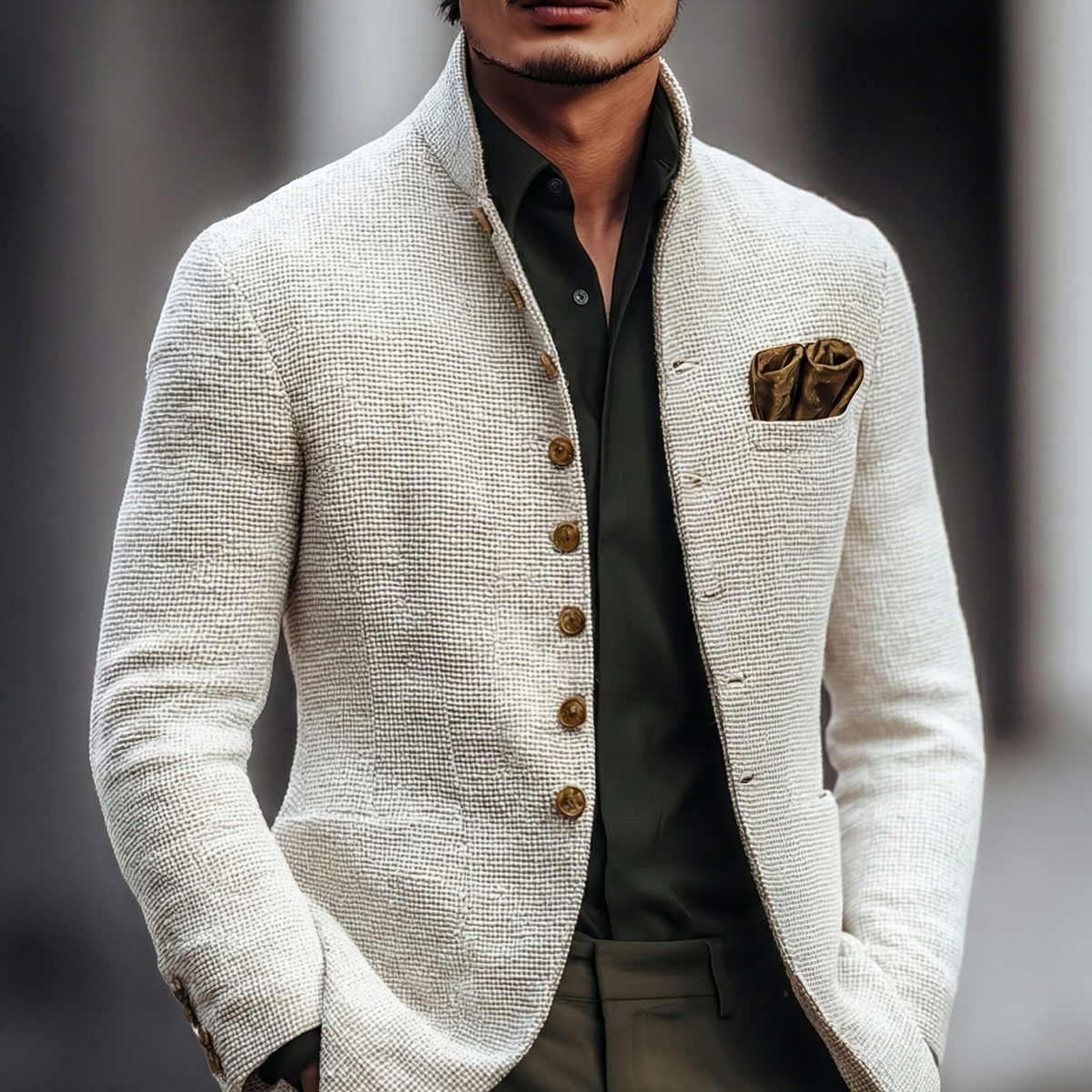 Harold | Refined Single Breasted Cardigan